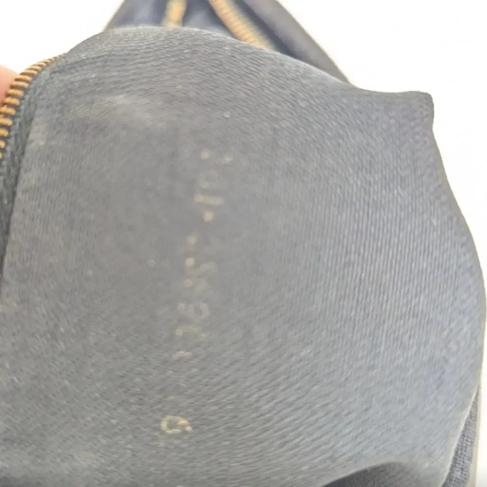 FENDI Black and Taupe Striped Crossbody or Shoulder Bag VTG